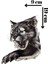 Geçici Kedi Figürlü Dövme Tattoo 1
