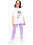 Kadın Büyük Beden Kelebek Baskı Detaylı T-Shirt Takım 8114-25 1