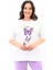 Kadın Büyük Beden Kelebek Baskı Detaylı T-Shirt Takım 8114-25 2