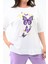 Kadın Büyük Beden Kelebek Baskı Detaylı T-Shirt Takım 8114-25 5