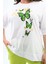 Kadın Büyük Beden Kelebek Baskı Detaylı T-Shirt Takım 8114-25 5