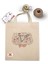 Ham Bez Çanta Tote Bag Bisiklet ve Yapraklar Dokuma Saplı Kadın Omuz Çantası 1