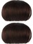 2x Düz Patlama Pürüzsüz Uzantıları Saçak Peruk (Koyu Kahverengi) (Yurt Dışından) 2