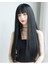 Peruk Kadın Siyah Uzun Saç Yumuşak Kız Gerçekçi Peruk Japonya Internet Ünlü (Yurt Dışından) 2