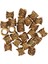 Hao Kan 24 Pcs Saç Boncuk Metal Antik Altın Antika Büyük Delik Örgü Bilezik Kolye 10X9MM (Yurt Dışından) 2