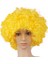 Çocuk Yetişkin Siyah Afro Peruk Hayranları Komik Çünkü Peruk Retro Disko Kıvırcık Saç Sahne (Yurt Dışından) 2