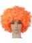 Çocuk Yetişkin Siyah Afro Peruk Hayranları Komik Çünkü Peruk Retro Disko Kıvırcık Saç Sahne (Yurt Dışından) 4