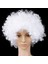Çocuk Yetişkin Siyah Afro Peruk Hayranları Komik Çünkü Peruk Retro Disko Kıvırcık Saç Sahne (Yurt Dışından) 5