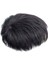 Peruk Erkek Kısa Saç Baş Üstü Yedek Blok Tam Saç Değiştirme - Siyah Brüt Inç Mekanizması 16*18 (Yurt Dışından) 1