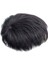 Peruk Erkek Kısa Saç Baş Üstü Yedek Blok Tam Saç Değiştirme - Siyah Brüt Inç Mekanizması 16*18 (Yurt Dışından) 4