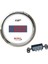 Dijital Ampermetre 12-24V Beyaz ( Şönt Dahildir ) Çap: 55MM 1