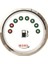 Dijital Yakıt Göstergesi 12-24V Beyaz Ohm: 0-190 Çap: 55MM 1