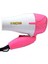 Nova Kadın ve Erkek Katlanabilir Saç Kurutma Makinesi 1000W Pembe Renk (Yurt Dışından) 1
