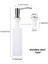 500 ml Gümüş Kafa Lavabo Sabunluk Sıvı Sabun Şişesi Elle Basarak Sabun Losyon Dispenseri Mutfak Aksesuarları 300 ml (Yurt Dışından) 5