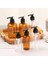 BROWN-100ML-100/200/300 ml Banyo Taşınabilir Sabunluklar Losyon Şampuan Duş Jeli Tutucu Sabunluk Boş Banyo Pompası Şişe Ev (Yurt Dışından) 2