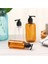 BROWN-100ML-100/200/300 ml Banyo Taşınabilir Sabunluklar Losyon Şampuan Duş Jeli Tutucu Sabunluk Boş Banyo Pompası Şişe Ev (Yurt Dışından) 3