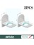 Beyaz-2pcs-No-Punch Duvar Dikey Depolama Asılı Raf Duş Jeli El Temizleyici Tutucu Mutfak Duvara Monte Deterjan Asılı Raf (Yurt Dışından) 1