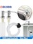 Type4 Gümüş Mutfak Lavabo Sabunluk Dahili Tasarım 500 ml Sıvı Sabun Şişesi Paslanmaz Çelik Kafa El Basın Dispenser Şişesi (Yurt Dışından) 5