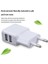 Duvar Şarj Cihazı 5 V/2A 2-Port USB Duvar Şarj Cihazı Ev Seyahat Fişi Güç Ac Adaptörü Çoğu Cep Telefonu Için Hızlı Şarj Blok Küp (Yurt Dışından) 3