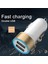 Telefon Için Çift USB Bağlantı Noktaları 5V 2.4A Araç Hızlı Şarj Şarj Adaptörü (Yurt Dışından) 3