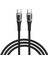 Pd 100W USB C USB Tip C Kablo Şeffaf Tel Macbook Dizüstü Bilgisayar Için Usb-C Şarj Cihazı Hızlı Şarj Cep Telefonu Şarj Kablosu (Yurt Dışından) 1