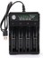 Lala Pil Şarj Cihazı 3.7V 18650 Piller Için USB Fişli 4 Bağlantı Noktası (Yurt Dışından) 2