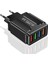 Aydınlık 3.1A 4usb Cep Telefonu Şarj Cihazı Seyahat Adaptörü LED Kafa Ab Tak (Yurt Dışından) 4