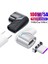 100W Pd USB C Tip C Manyetik Adaptör Hızlı Şarj USB Tip C Adaptör Mıknatıs Dönüştürücü Sağ Açı Usbc Tip C Konnektör (Yurt Dışından) 3