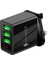 5V 3.1A Şarj Cihazı 3usb Dijital Ekran Hızlı Şarj Şarj Cihazı Akıllı Telefon Şarj Adaptörü iPhone Xiaomi Samsung Için (Ingiltere Tak) (Yurt Dışından) 2