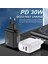 Ukgo Pd 30W 2 Port Ab Abd Ingiltere Tak Hızlı Şarj Adaptörü iPhone 12 11 Samsung Xiaomi Huawei Qc 3.0 Cep Telefonu Hızlı Şarj Cihazı (Yurt Dışından) 2