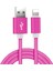 Naylon Örgülü USB Veri Şarj Kablosu iPhone 6 6s 7 8 Artı x Xr Xs 11 12 13 14 Pro Max 5s 5 Se iPad Hava 2 Hızlı Şarj Kablosu (Yurt Dışından) 2