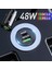 48W Çift USB Pd Araç Şarj Cihazı Qc 3.0 Mini Telefon Şarj Cihazı iPhone 12 Pro Max Xiaomi Samsung Çift USB Tip-C Şarj Cihazı (Yurt Dışından) 3