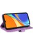 Kart Yuvası Standı Iki Renkli Dikiş Pu Flip ile Xiaomi Redmi 9c Için Kılıf (Yurt Dışından) 3