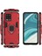 Realme 8 4g Darbeye Dayanıklı Kapak Için Kılıf Kickstand 360 &deg; Dönen Halka Askeri (Yurt Dışından) 4
