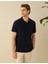 Erkek Lacivert Regular Fit Basic Tişört 50291576-VR033 1