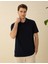 Erkek Lacivert Regular Fit Basic Tişört 50291576-VR033 3