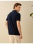 Erkek Lacivert Regular Fit Basic Tişört 50291576-VR033 5