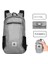 Gri-Açık Yürüyüş Çantası 20L Hafif Taşınabilir Sırt Çantası Katlanabilir Su Geçirmez Katlanır Ultralight Paketi Kadın Erkek Seyahat Yürüyüş Için (Yurt Dışından) 5