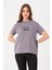 Kadın I Don`t Do Normal Yazı Baskı Detaylı Rahat Kesim T-Shirt 1