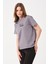 Kadın I Don`t Do Normal Yazı Baskı Detaylı Rahat Kesim T-Shirt 2