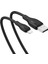 Pudding Serisi Usb To iPhone uyumlu Lightning USB iPhone Uyumlu 2.4 Amper Hızlı Şarj ve Data Aktarım Kablosu iPhone 14 , 13 ,12 11 ,x , 7 , 8 , 6 uyumlu SİYAH 1