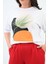 Kadın Büyük Beden Baskı Detaylı T-Shirt Takım 8105-24 5