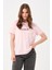 Kadın Just Strong Yazı Baskı Detaylı Rahat Kesim T-Shirt 2