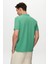 Regular Fit Mint Pike Dokulu %100 Pamuk Kıvrılmaz Polo Yaka Nakışlı T-Shirt 6HC14ORT51000 4