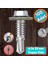 Trapez Çatı Vidası 6.3X25 mm Paket 100 Adet Matkap Uçlu Sac Akıllı Vida Çatı Panel Metal Ağaç Vidası 1