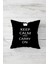 Keep Calm And Carry On Believe Yazı Gizli Fermuarlı Kırlent Kılıfı Koltuk Yastık Kılıfı TAKIM(4ADET) 4