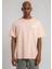 Unisex Baskılı Basic Oversize Tişört Pembe Y-1085 1