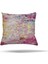 Pembe Çiçekli Kuş Tüyü Batik Gizli Fermuarlı Yastık Kılıfı Kırlent Kılıfı Koltuk Yastık Kılıfı 4