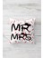 Mr & Mrs Çift Tarafı Baskılı Gizli Fermuarlı Yastık Kılıfı Kırlent Koltuk Yastık Kılıfı 1