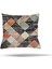 Mozaik Çiçek Kilim Etnik Desen Gizli Fermuarlı Yastık Kılıfı Kırlent Kılıfı Koltuk Yastık Kılıfı 1